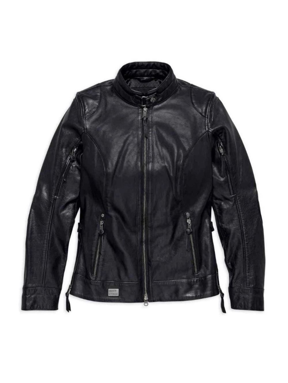 Harley-Davidson Ladies Line Stitcher Leather Jacket 98031-18VW- 2W- DAMAGED - Picture 2 of 16